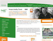 Tablet Screenshot of hospic.cz